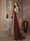 Zarif Mah e Gul Luxury Chiffon 3Pc Suit Wedding Collection ZW-07 Benafsha - FaisalFabrics.pk