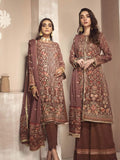 Zarif Mah e Gul Luxury Chiffon 3Pc Suit Wedding Collection ZW-09 Dastoor - FaisalFabrics.pk