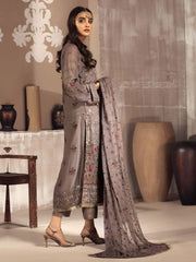 Zarif Mah e Gul Luxury Chiffon 3Pc Suit Wedding Collection ZW-11 Naqsh - FaisalFabrics.pk