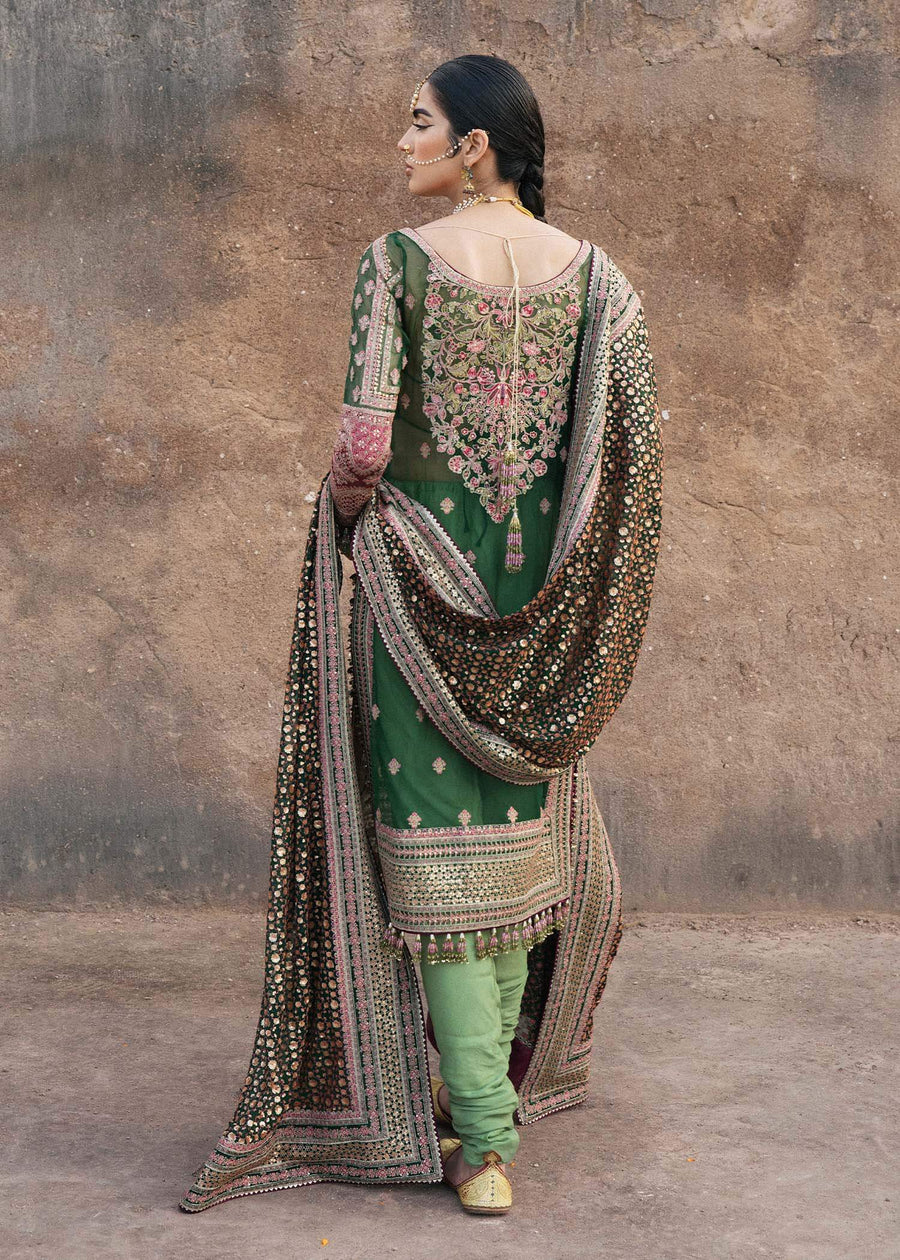 Paar by Hussain Rehar Festive Unstitched 3Pc Organza Suit - Zeenat