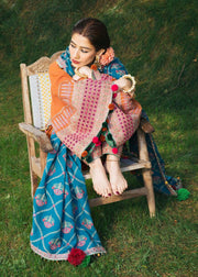Hussain Rehar Karandi Autumn Winter Unstitched 3Pc Suit - Ziya