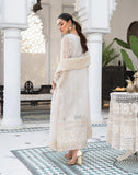 HemStitch Luxury Festive Unstitched Embroidered Organza 3Pc Suit - Zoha