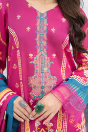 Noorangi Shaad Digital Printed Lawn Unstitched 3Pc Suit - Anabi