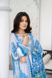 Noorangi Shaad Digital Printed Lawn Unstitched 3Pc Suit - Argwaani