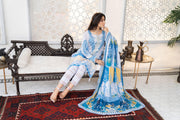 Noorangi Shaad Digital Printed Lawn Unstitched 3Pc Suit - Argwaani