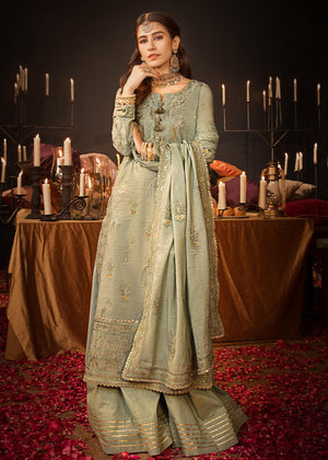 Asim Jofa The Mughal Queen Lucknowi Unstitched Chikankari 3Pc AJMQ-09