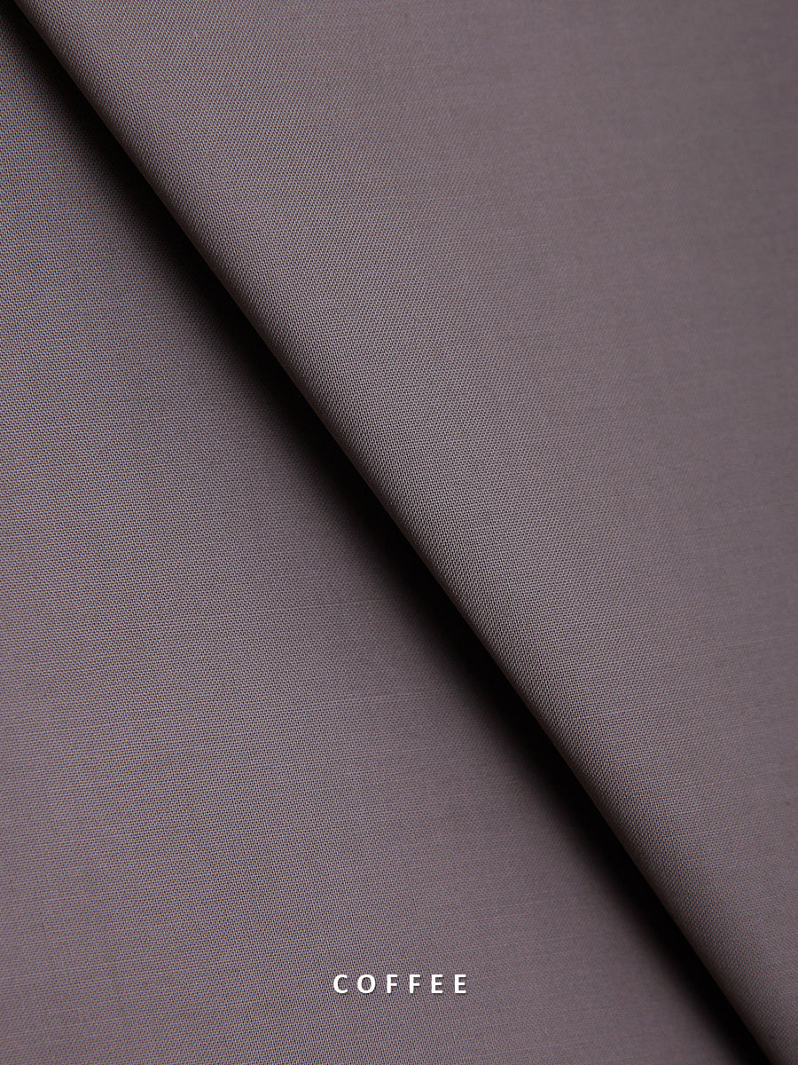 Safeer by edenrobe Men’s Cotton Fabric For Summer EMUC21-Fame Coffee - FaisalFabrics.pk