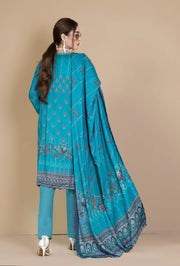 Florence Vol 07 Embroidered Cotail Linen Unstitched 3Pc Suit D-10