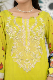 Noorangi Shaad Digital Printed Lawn Unstitched 3Pc Suit - Dhaani