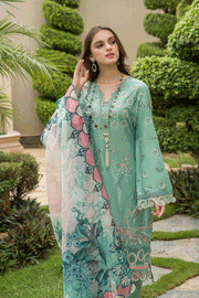 Suveez Pariza Embroidered Lawn 3 Piece Suit - CP-04 Mina