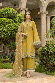 Suveez Pariza Embroidered Lawn 3 Piece Suit - CP-03 ESHAL