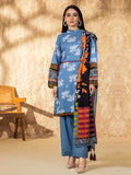 edenrobe Allure Viscose Linen Print with Shawl 3pc Suit EWU20A14-20375 - FaisalFabrics.pk