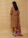 edenrobe Allure Viscose Linen Print with Shawl 3pc Suit EWU20A14-20382 - FaisalFabrics.pk