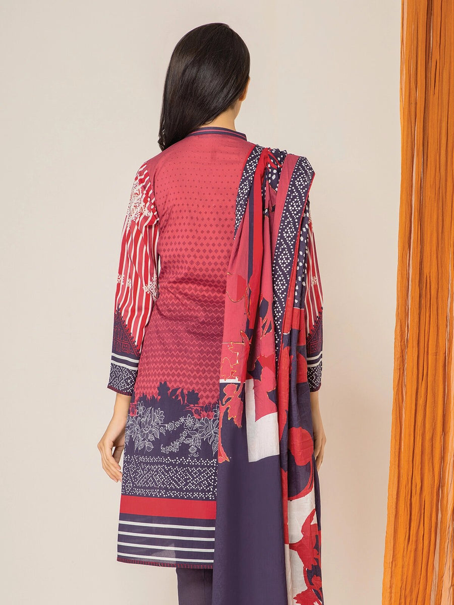edenrobe Allure Lawn Unstitched 3 Piece Printed Suit EWU21A1-20599 - FaisalFabrics.pk