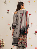 edenrobe Summer Luxe Lawn Unstitched 3pc Embroidered Suit EWU21V2-20426 - FaisalFabrics.pk