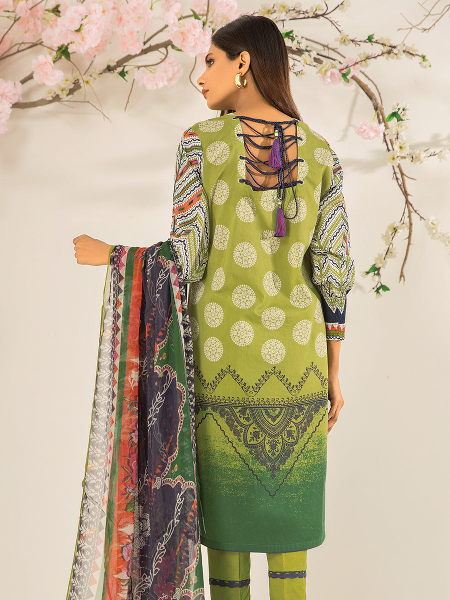 edenrobe Summer Luxe Lawn Unstitched 3pc Embroidered Suit EWU21V2-20472 - FaisalFabrics.pk