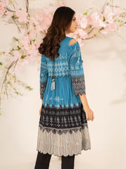 edenrobe Summer Luxe Lawn Unstitched 1pc Embroidered Shirt EWU21V2-20538 - FaisalFabrics.pk