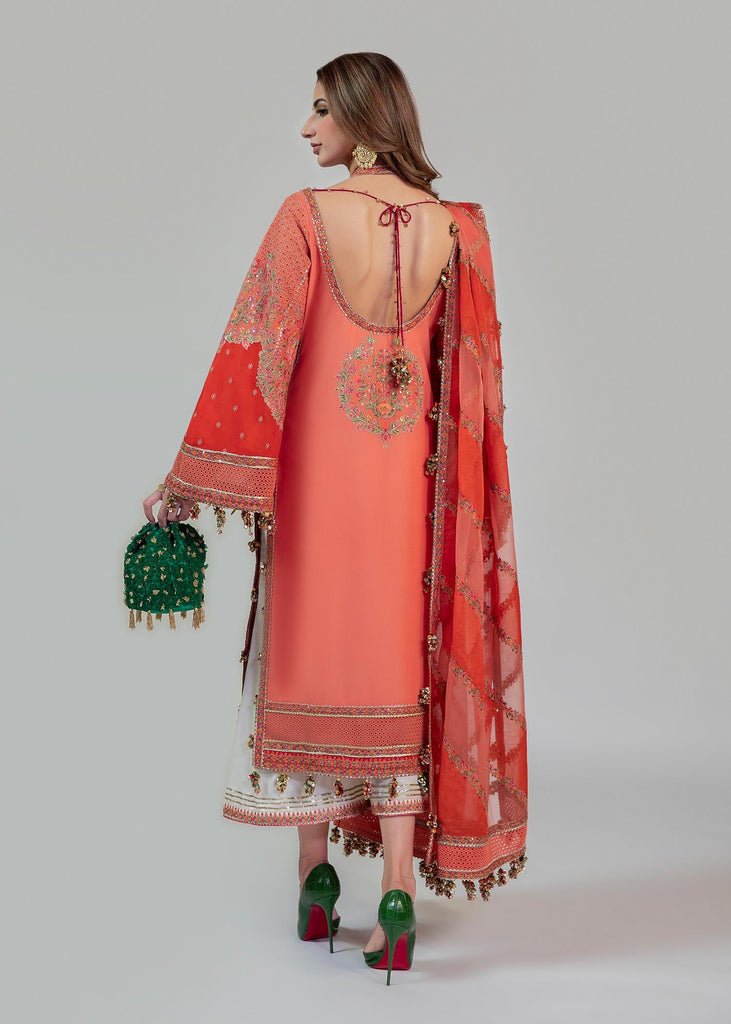 Roshan by Hussain Rehar Embroidered Lawn Suits Unstitched 3 Piece HRR23R Raeem - Luxury Collection