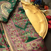 Pure Matka Silk Jacquard-FBDY0002912 - Tasneem Fabrics