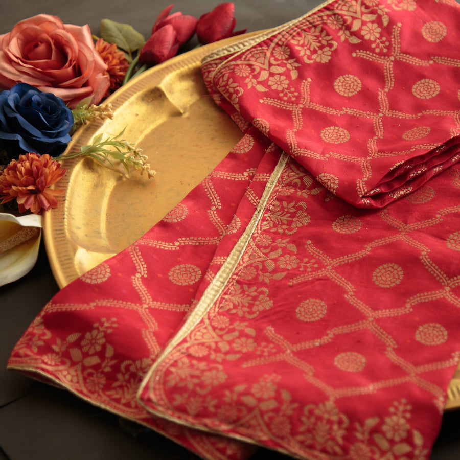 Pure Matka Silk Jacquard-FBDY0002874 - Tasneem Fabrics