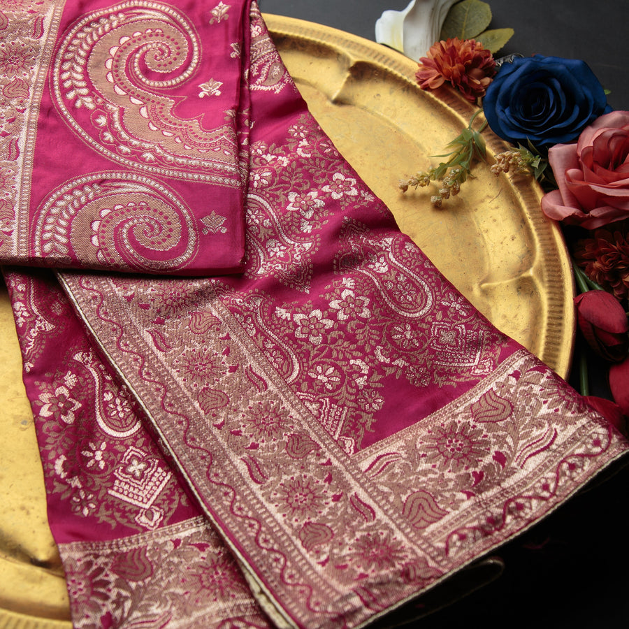 Pure Matka Silk Jacquard-FBDY0002899 - Tasneem Fabrics