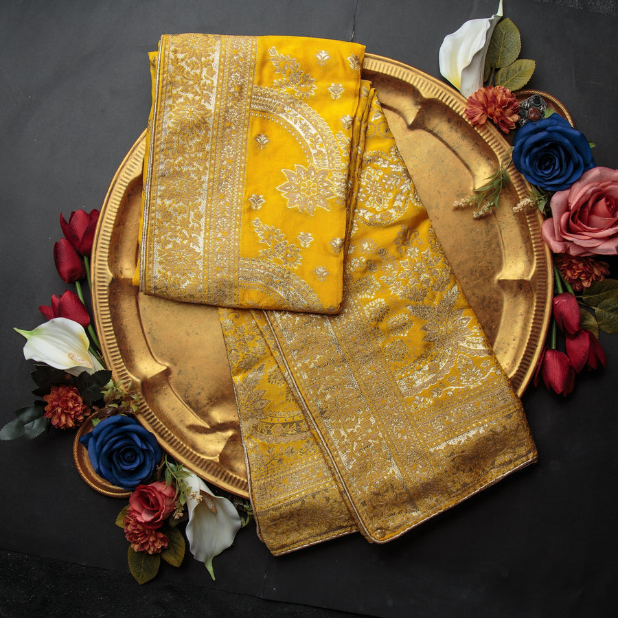 Pure Matka Silk Jacquard-FBDY0002762 - Tasneem Fabrics