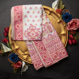 Tasneem Fabrics Women's Pure Silk Jacquard Dupatta - FBDY0002447