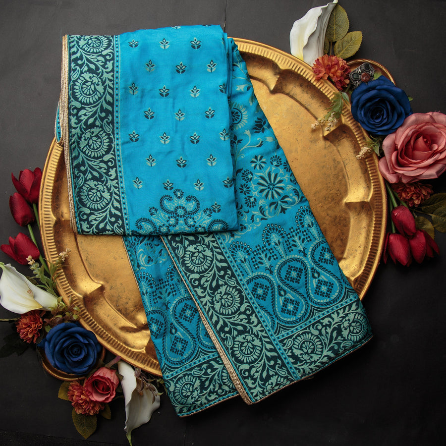 Pure Matka Silk Jacquard-FBDY0002919 - Tasneem Fabrics