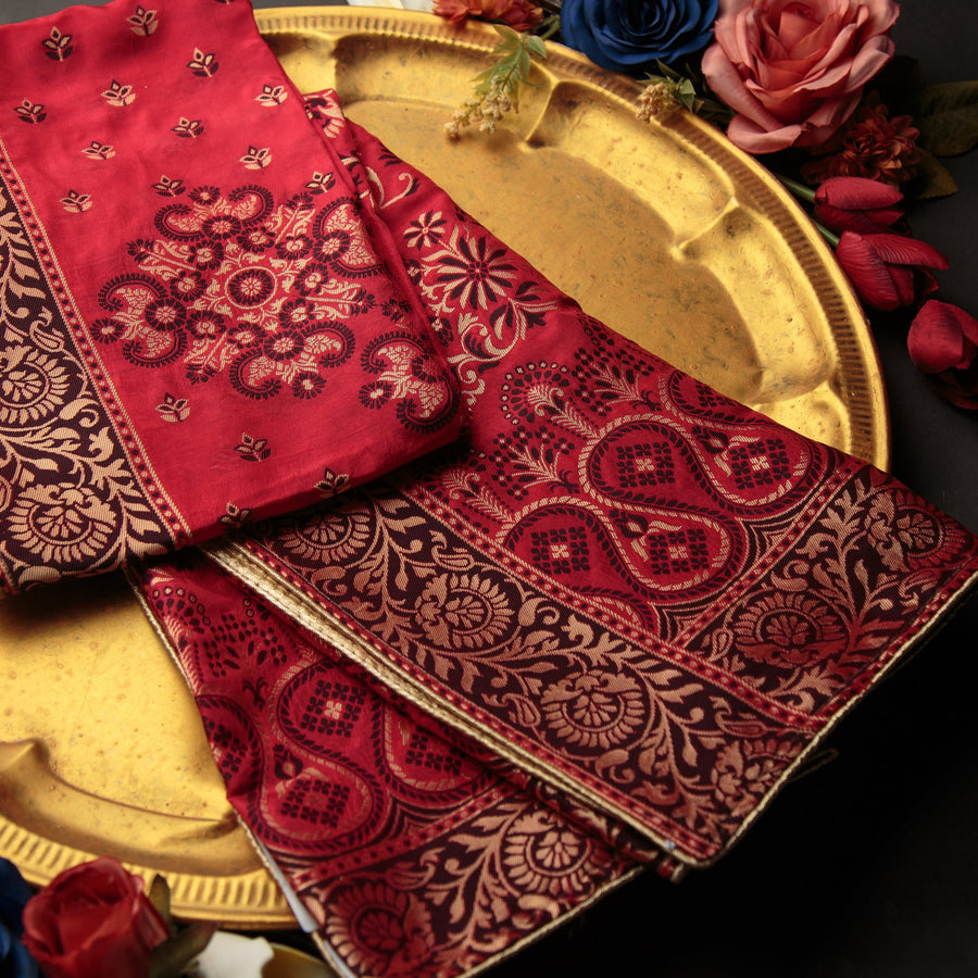Pure Matka Silk Jacquard-FBDY0002924 - Tasneem Fabrics