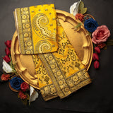 Pure Matka Silk Jacquard-FBDY0002883 - Tasneem Fabrics