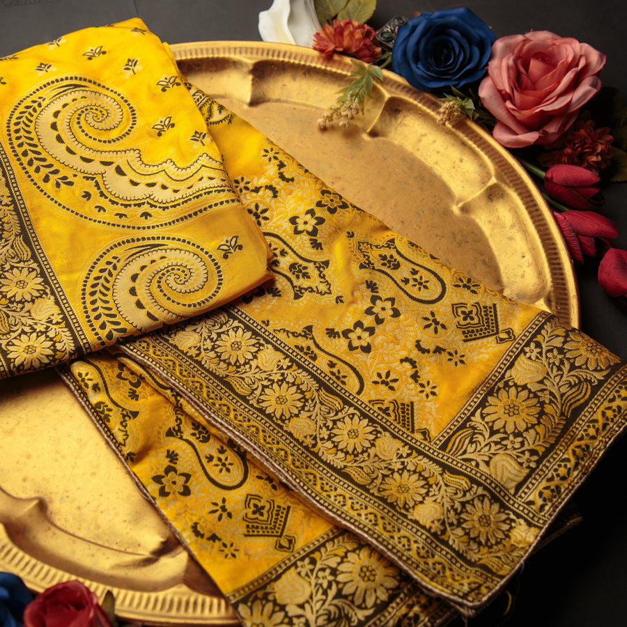 Pure Matka Silk Jacquard-FBDY0002883 - Tasneem Fabrics