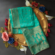 Tasneem Fabrics Women's Pure Gaji Silk Jacquard Dupatta - FBDY0002607