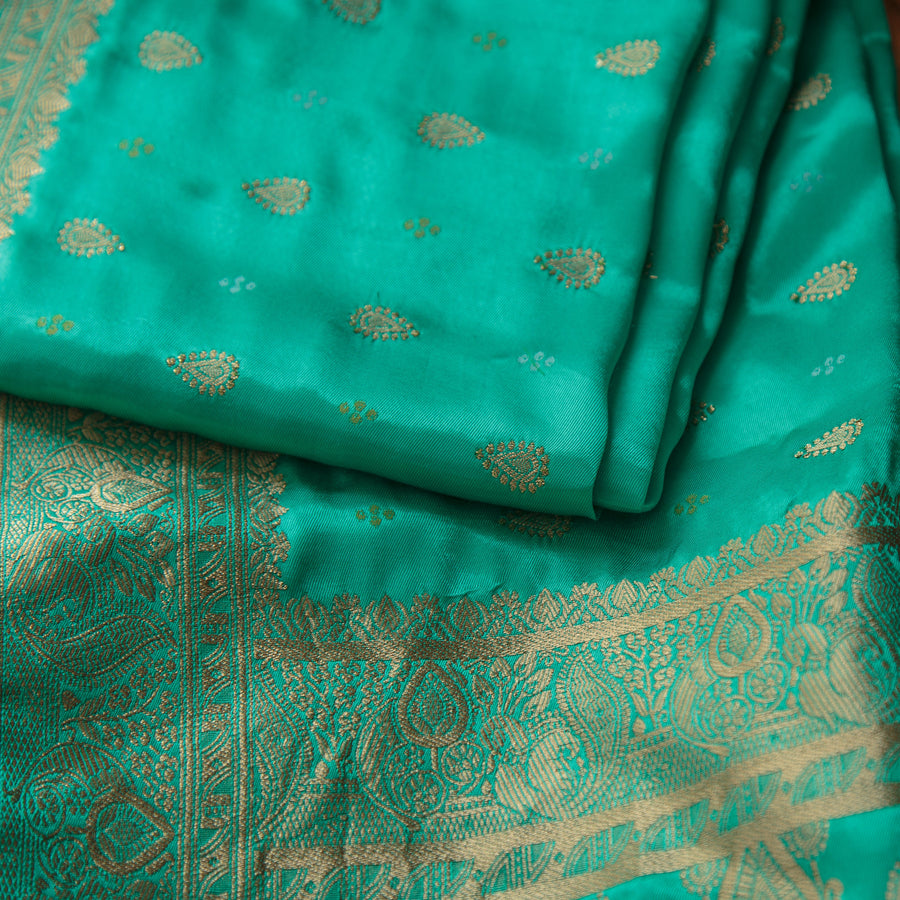 Tasneem Fabrics Women's Pure Gaji Silk Jacquard Dupatta - FBDY0002607
