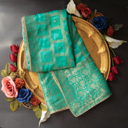 Tasneem Fabrics Women's Pure Gaji Silk Jacquard Dupatta - FBDY0002517