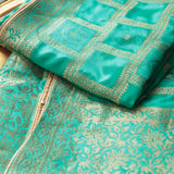 Tasneem Fabrics Women's Pure Gaji Silk Jacquard Dupatta - FBDY0002517