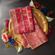 Tasneem Fabrics Women's Pure Gaji Silk Jacquard Dupatta - FBDY0002516