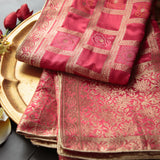 Tasneem Fabrics Women's Pure Gaji Silk Jacquard Dupatta - FBDY0002516