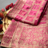Tasneem Fabrics Women's Pure Gaji Silk Jacquard Dupatta - FBDY0002515