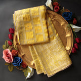 Tasneem Fabrics Women's Pure Gaji Silk Jacquard Dupatta - FBDY0002380