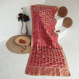 Tasneem Fabrics Women's Pure Gaji Silk Jacquard Dupatta - FBDY0002511