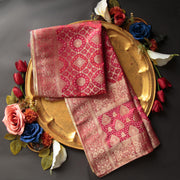 Tasneem Fabrics Women's Pure Gaji Silk Jacquard Dupatta - FBDY0002540