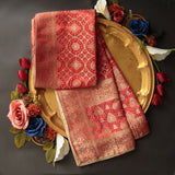 Tasneem Fabrics Women's Pure Gaji Silk Jacquard Dupatta - FBDY0002543
