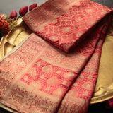 Tasneem Fabrics Women's Pure Gaji Silk Jacquard Dupatta - FBDY0002543