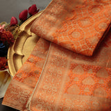 Tasneem Fabrics Women's Pure Gaji Silk Jacquard Dupatta - FBDY0002544
