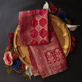 Tasneem Fabrics Women's Pure Gaji Silk Jacquard Dupatta - FBDY0002686
