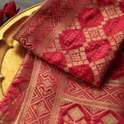 Tasneem Fabrics Women's Pure Gaji Silk Jacquard Dupatta - FBDY0002686