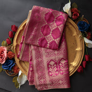 Tasneem Fabrics Women's Pure Gaji Silk Jacquard Dupatta - FBDY0002684