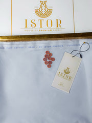 ISTOR Men’s Unstitched Meer Luxurious Pima Cotton Suit - Moon Mist
