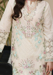 KAHF Premium Embroidered Luxury Lawn Unstitched 3Pc Suit KLC-07A