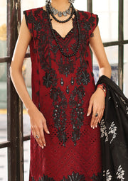 KAHF Premium Embroidered Luxury Lawn Unstitched 3Pc Suit KLC-06